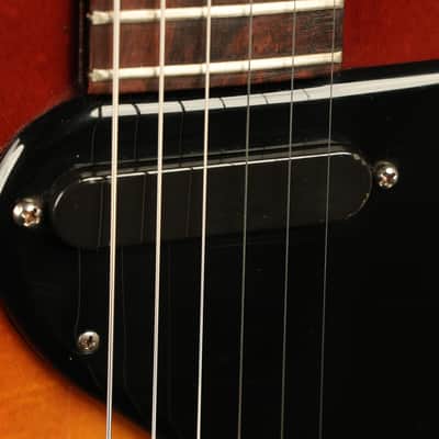 all original 1965 Gibson ES-120T Sunburst wide nut width image 5
