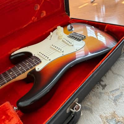 1973 Fender Stratocaster 3-Tone Sunburst Rosewood Neck w/OSHC - 7.2 Lbs! image 5