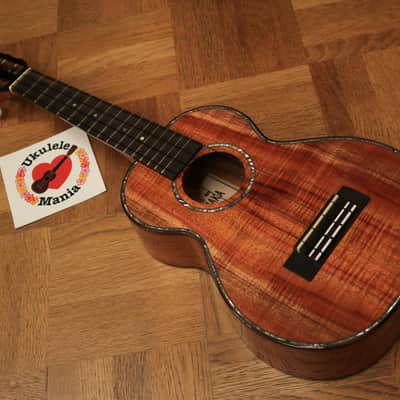 Kamaka HF 2D2I 100 Custom Slot head Concert Ukulele with Paua Shell Binding #3217 2016 Gloss Finish image 1