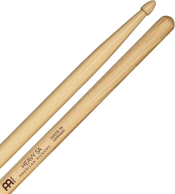 Meinl Stick & Brush Heavy 5A Drumsticks – American Hickory – Made in Germany – Brand New image 1