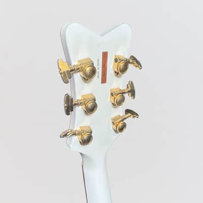 Gretsch G6136T White Falcon Hollow Body Bigsby MIJ Electric Guitar - White image 9