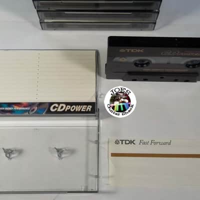 12-1990 TDK CD Power 90 Type II CRO2 High Position Cassette Tapes 90 Mins Well Stored Used Clean Tapes! image 3