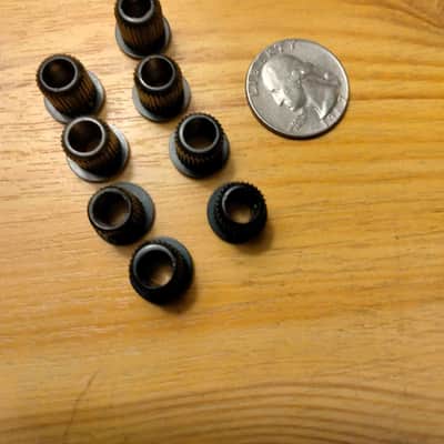 Unknown Vintage Push-In Bushings/Ferrules (x8 for mandolin) 1950's-1970's image 3