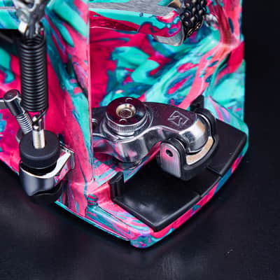 Tama HP900PMCS 50th Limited Iron Cobra Power Glide Single Pedal - Marble Coral Swirl image 22