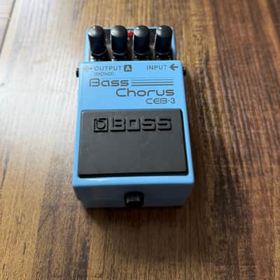 Boss CEB-3 Bass Chorus (Dark Gray Label) 2001 - Present - Blue image 2