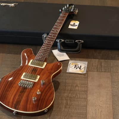 Sweetwood Rosewood Double-Cut Natural Electric Guitar + OHSC (5673) image 1