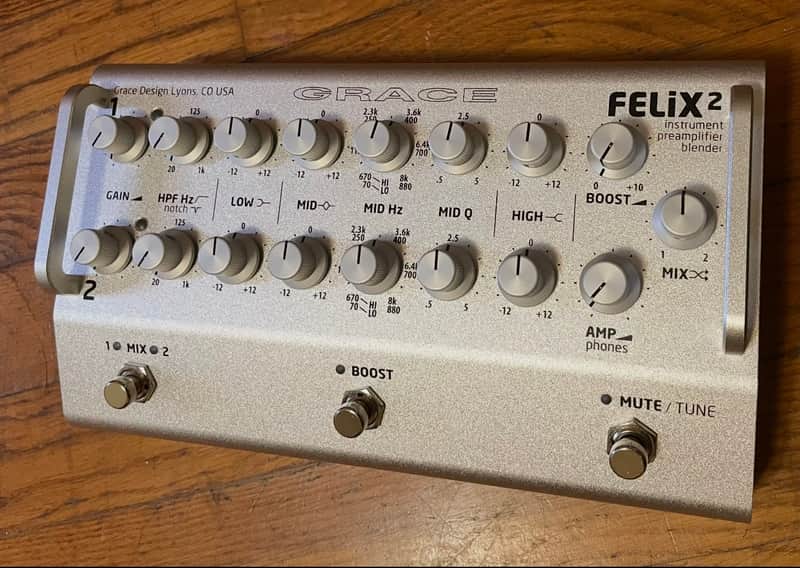 Grace Design FELiX Instrument Preamplifier / Blender 2010s - Silver image 1