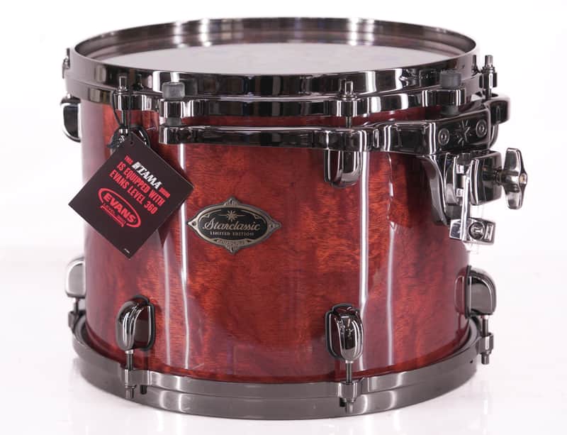 Tama Starclassic Walnut/Birch 12" x 9" Rack Tom – Quilted Mocha Burst – Excellent image 1