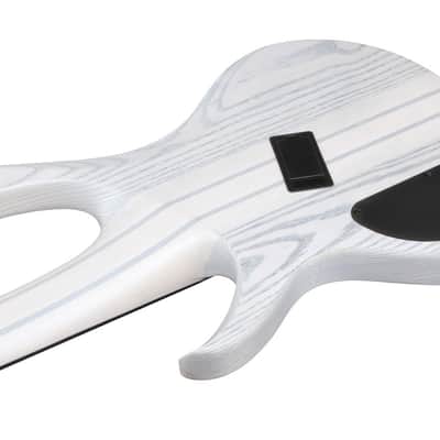 Ibanez BTB Bass Workshop 5 String Electric Bass w/Case Multi scale - Transparent White Flat (BTB865MSTWF) image 5