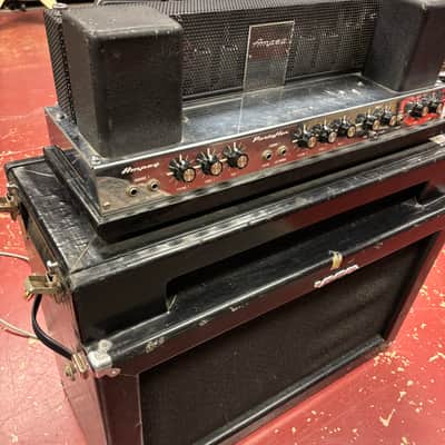 1966 Ampeg B-12XT Portaflex 2-Channel 50-Watt 2x12" Fliptop Guitar Combo Black image 2