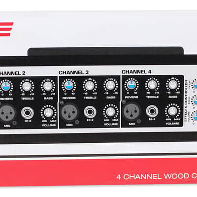 2) Rockville SPG88 8" 400w DJ PA Speakers 8-Ohm+Powered 4-Ch Mixer+Stands+Cables image 13