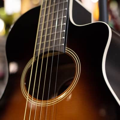 Yamaha APXT2 3/4-Size Thin-Line Cutaway Acoustic/Electric Guitar - Old Violin Sunburst with Gig Bag image 10
