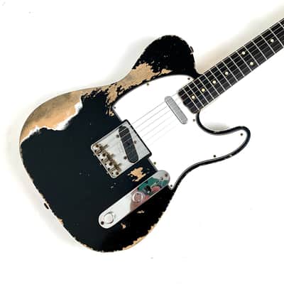 Fender Telecaster Custom 60 Super Heavy Relic Custom Shop 2022 Black image 3