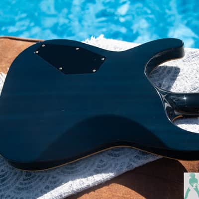 Late 90's ESP Horizon Custom Classic - Neck Through - See Through Blue w a KILLER AAA Flamed Maple Top - Made In Japan - Pro Set Up w Perfect Frets/Action/Intonation! image 4