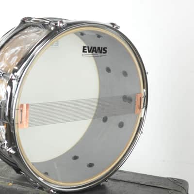 Standard Drum Co 6x13 Gold Dust Pearl Mahogany Snare Drum image 9