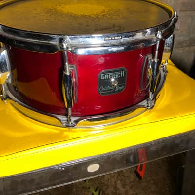 Gretsch Catalina Maple -14” Snare Transparent Red/Cherry Wine/Maroon 14x5.5 5.5x14 image 1