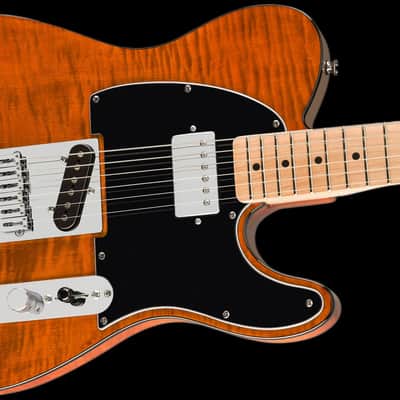 Squier Affinity Series Telecaster FMT SH Maple Fingerboard Black Pickguard Mocha image 5