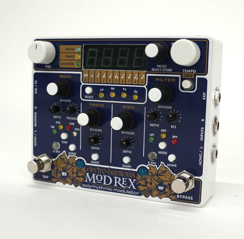Electro-Harmonix Mod Rex Polyrhythmic Modulator Guitar Pedal image 1