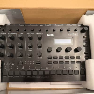 Korg Drumlogue Hybrid Drum Machine 2022 - Present - Black image 1