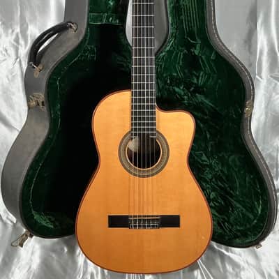1998 Buscarino Cabaret Acoustic Electric Classical Nylon Flat Top Guitar w/ Original Hard Shell Case image 1
