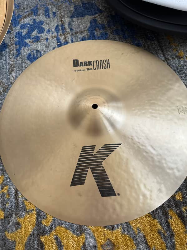 Zildjian 19" K Series Dark Thin Crash Cymbal 1993 - Present - Traditional image 1