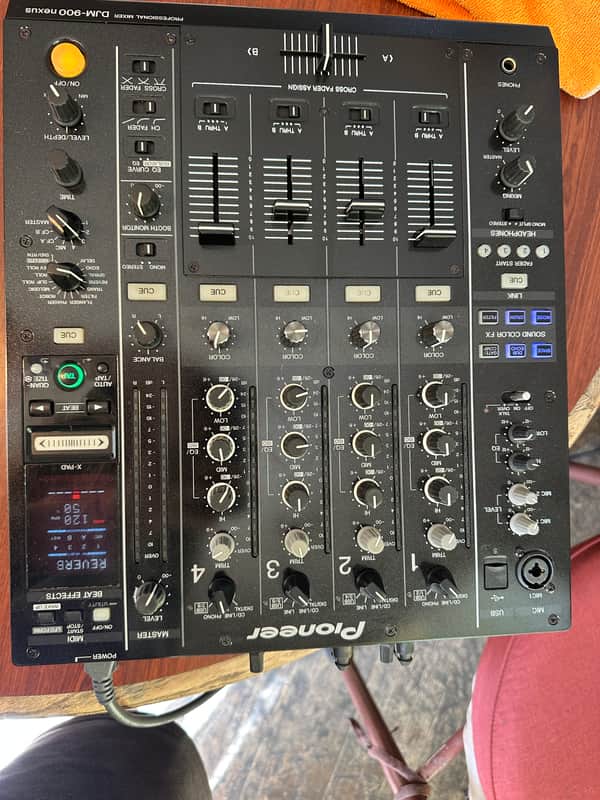Pioneer DJM-900NXS Nexus With DECKSAVER COVER 4-Channel DJ Mixer with Effects  - Black ORIGINAL BOX AND PAPERWORK INCLUDED image 1
