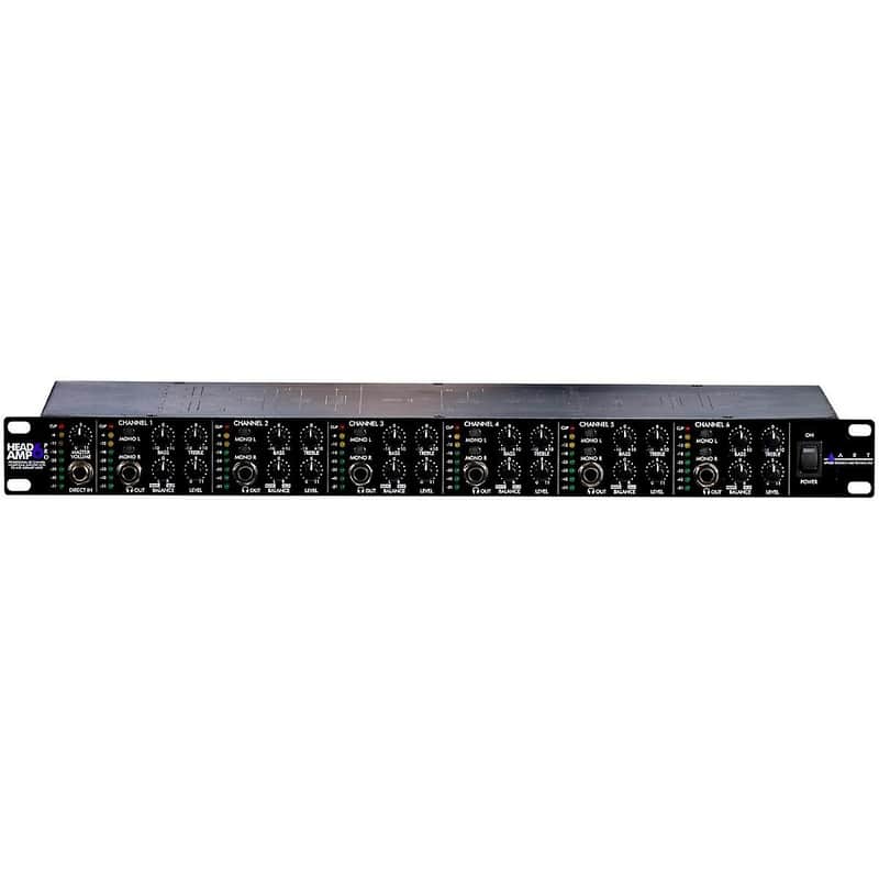 ART HeadAmp6PRO 6-Channel Rack mount Headphone Amp w/EQ Bild 1