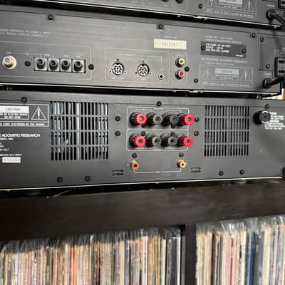 Acoustic Research C6, T4 & P10 Pre Amp, Tuner and Power Amp 1980s - Black image 13