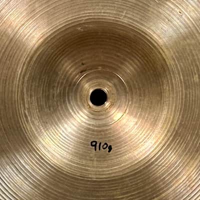 15" Zildjian A 1940s-50s Trans Stamp/Small Stamp Hi-Hat Cymbal Pair 874g/910g *Video Demo* image 13
