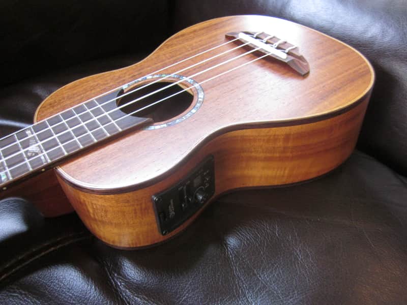 Luna High Tide Koa Soprano Acoustic Electric Ukulele UKE HTS | Reverb