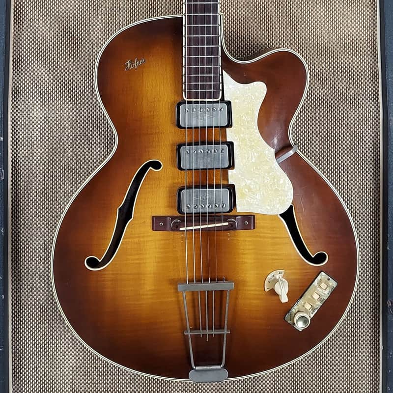 1961 Hofner Model 4550/S/E3 Classic Look Comfortable Guitar (A-33) image 1