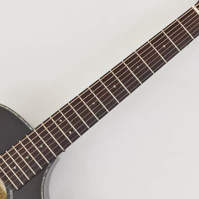 Schecter Orleans Stage-7 String Acoustic Guitar in See Thru Black Satin image 3