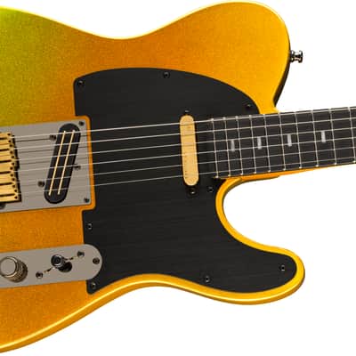 Fender 75th Anniversary American Ultra II Telecaster, Ebony Fingerboard, Liquid Gold image 13
