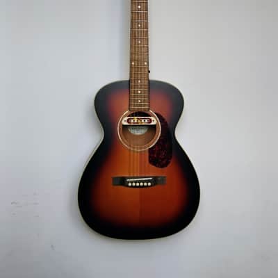 Guild Westerly Collection Series M-240E Troubadour - Pau Ferro Fretboard - 2019 - Present - DeArmond Tone Boss Sound Hole P/U - Vintage Sunburst (VSB) - Satin image 1