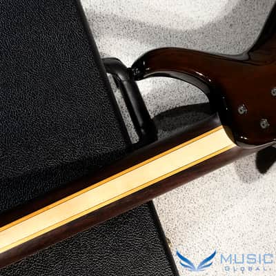 Roscoe SKB Signature V Exhibition Grade Quilt Maple Top-Black Gold image 7