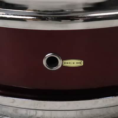 Percussion Plus 4x12" Maroon Junior Single Tension Snare Drum image 2