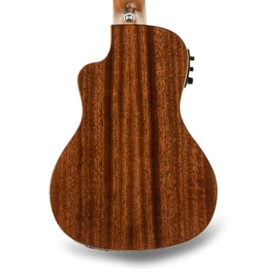 Lanikai All Solid Mahogany Cutaway Electric Concert Ukulele w/Case image 3