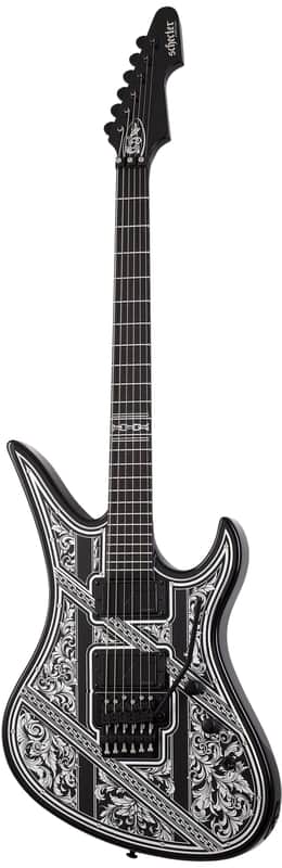 Schecter Avenger FR Przym Palladium Gloss Black image 1