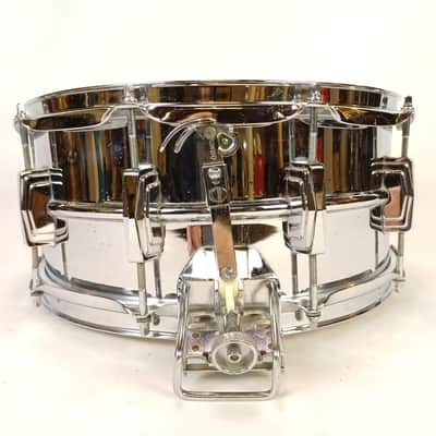 *Ludwig 70s 6.5x14" Super-Sensitive #411 Snare Drum Blue/Olive Badge USA Chrome* image 6
