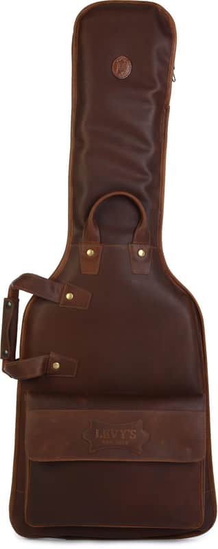 Levy's Leather Electric Guitar Bag - Brown image 1