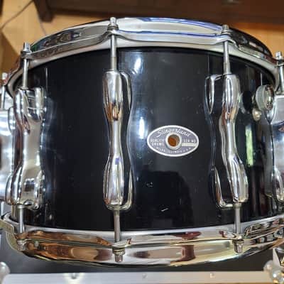 RARE Vintage Slingerland Snare Drum - Magnum w/Slapshot Strainer Early 1980s Black - 14x8 image 4
