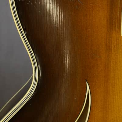 Sampo Archtop 1950s - Chocolate Sunburst made In Germany image 7