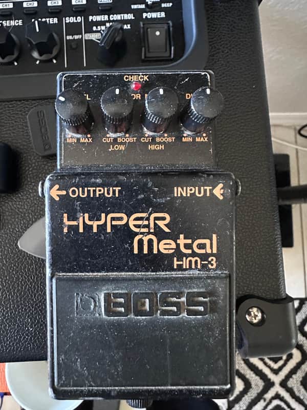 Boss HM-3 Hyper Metal Distortion 1993 - 1998 - Black image 1