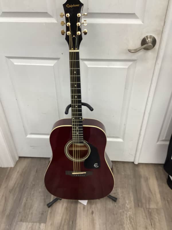 Epiphone DR-100 WR ACOUSTIC 2018 - BURGANDY