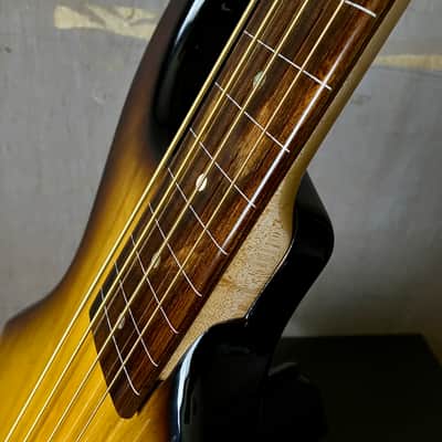 Rick Turner Electroline fretless 4 string bass guitar (thick epoxy coated fingerboard) image 7