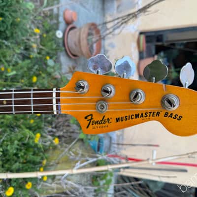 1978 Fender Musicmaster Bass - Black - Light Weight - OHSC image 2