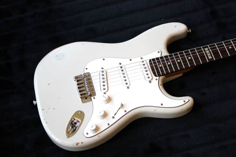 ESP Vintage Plus/R Distressed White image 1