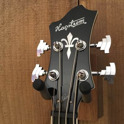 Hagstrom Viking Left Handed Semi Hollow Bass Guitar Tobacco Sunburst Lefty image 3