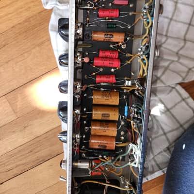 Fender Bassman 5E6 Narrow Panel 40-Watt 4x10" Guitar Combo 1955 - Tweed image 7