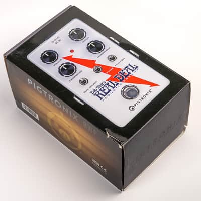 Pigtronix Bob Weir's Real Deal Acoustic Preamp 2010s - White/Red/Blue image 6
